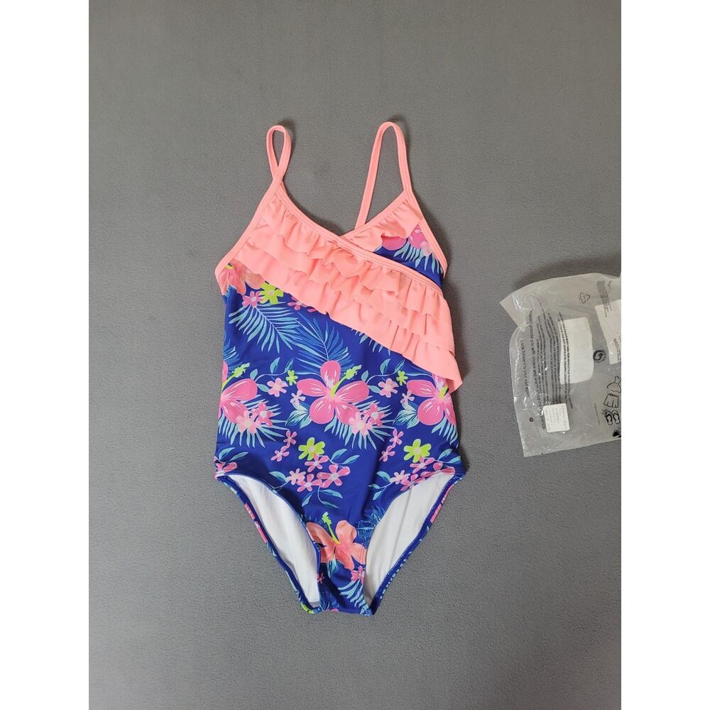 Zando Girls One Piece Swimsuit Adjustable Straps Quick Dry XL 8-9 Years